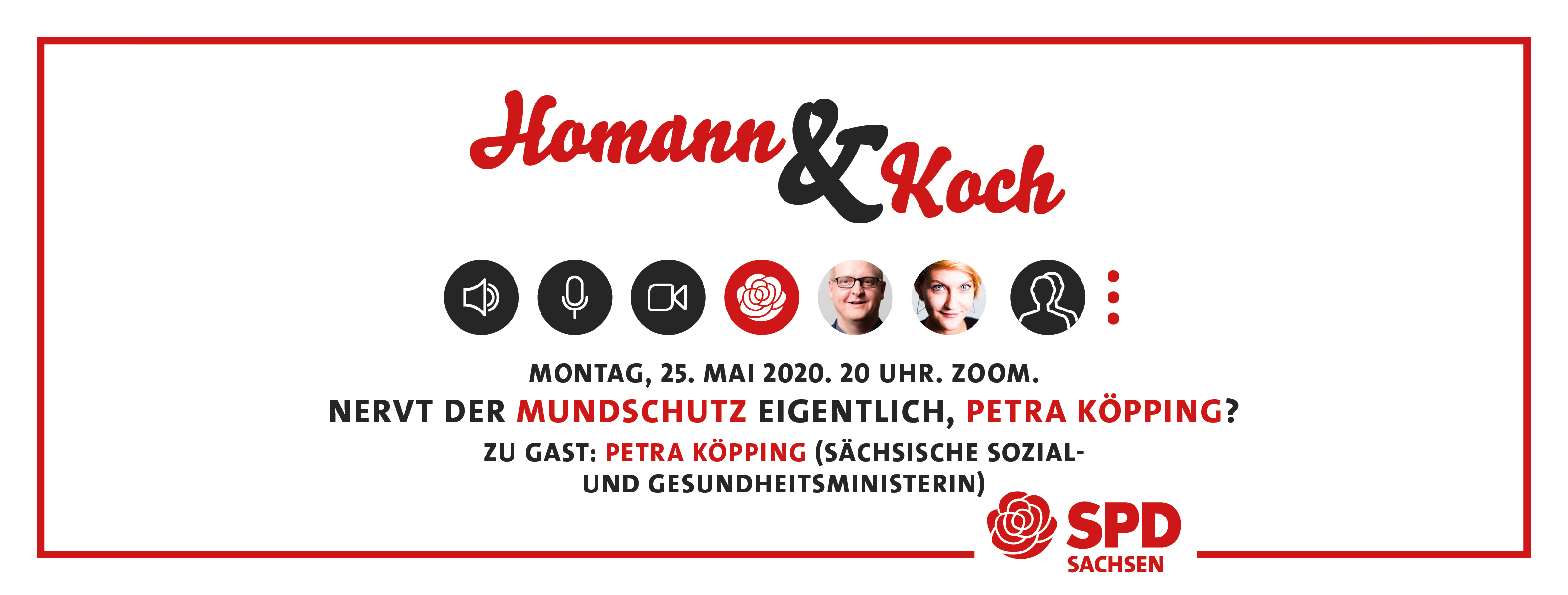 Homann & Koch. Im Gespräch mit Petra Köpping und mit euch.